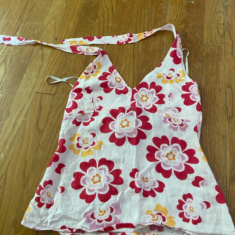 Vintage open back top